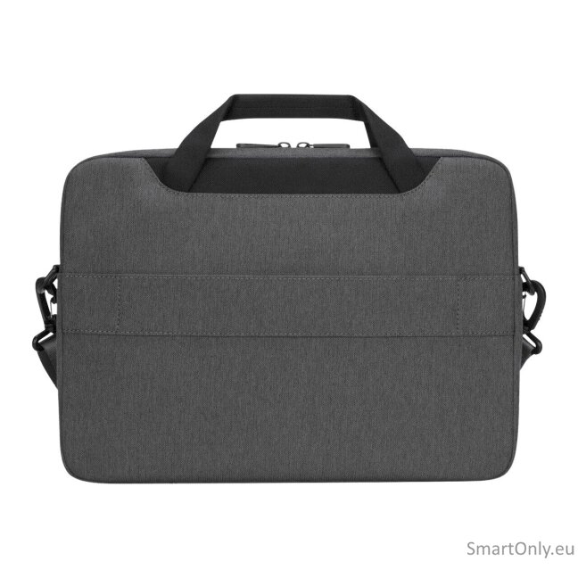 Targus Slimcase with EcoSmart Cypress Fits up to size 15.6 ", Grey, Shoulder strap 12 Targus Slimcase with EcoSmart Cypress Fits up to size 15.6 ", Grey, Shoulder strap 12