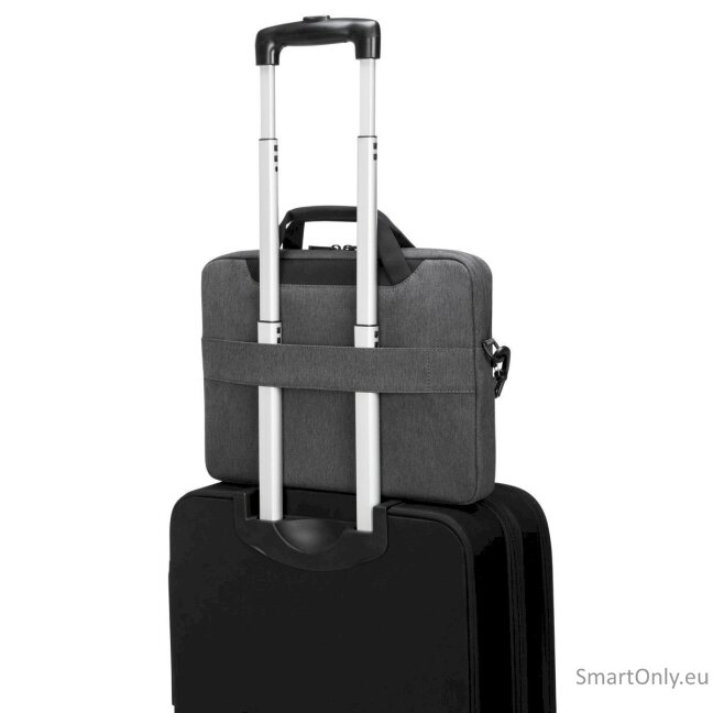 Targus Slimcase with EcoSmart Cypress Fits up to size 15.6 ", Grey, Shoulder strap 7 Targus Slimcase with EcoSmart Cypress Fits up to size 15.6 ", Grey, Shoulder strap 7