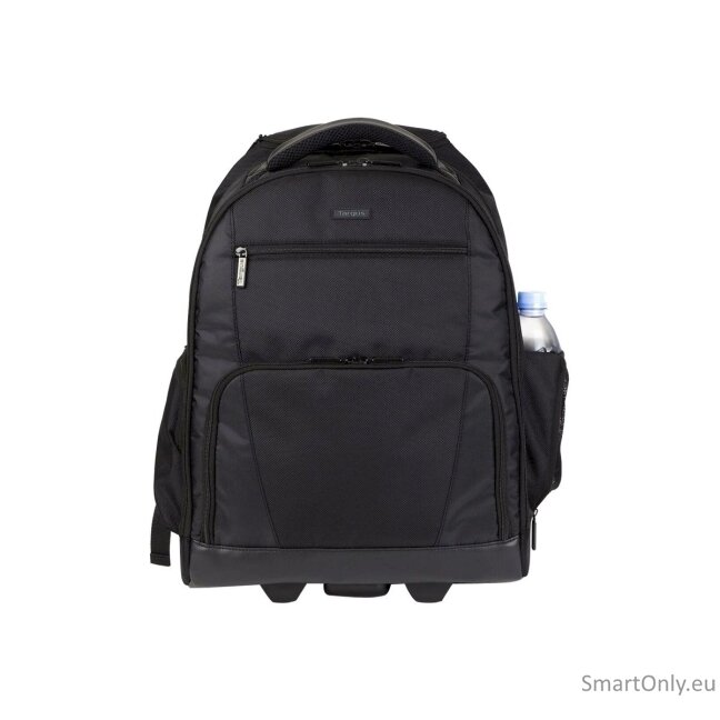Targus Sport Rolling TSB700EU Fits up to size 15.6 " Backpack Black Shoulder strap 1