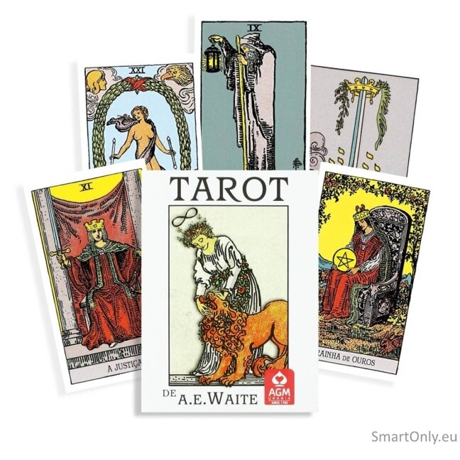 Tarot de A.E. Waite Tarot kortos Portugališkas leidimas AGM Tarot de A.E. Waite Tarot kortos Portugališkas leidimas AGM