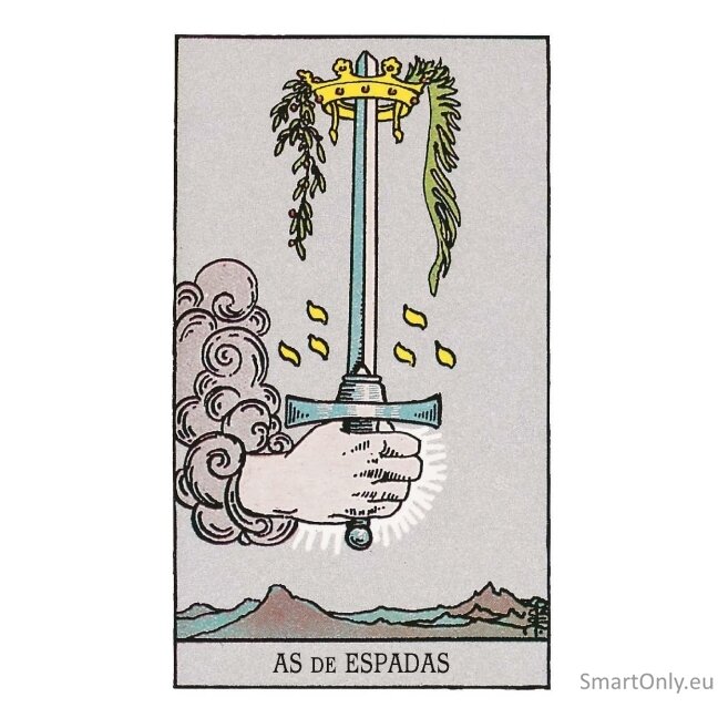 Tarot de A.E. Waite Tarot kortos Premium standartas Portugališkas leidimas AGM 7