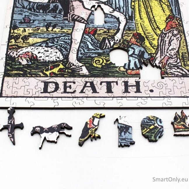 Tarot: Death (Rider-Waite) Dėlionė Iš Medžio (250 detalių) Fantasy Puzzles 4 Tarot: Death (Rider-Waite) Dėlionė Iš Medžio (250 detalių) Fantasy Puzzles 4