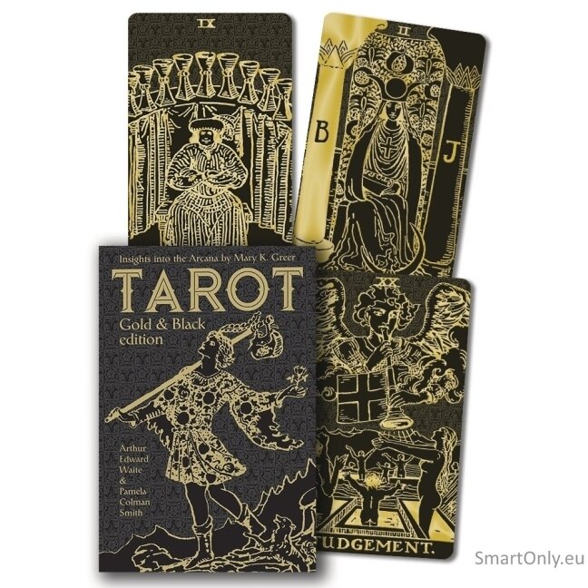 Tarot Gold and Black Edition taro kortos Lo Scarabeo 6 Tarot Gold and Black Edition taro kortos Lo Scarabeo 6
