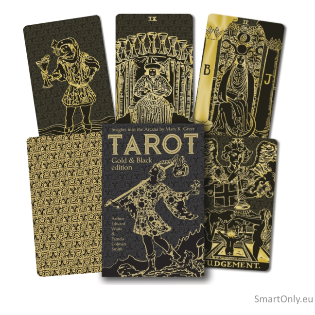 Tarot Gold and Black Edition taro kortos Lo Scarabeo Tarot Gold and Black Edition taro kortos Lo Scarabeo