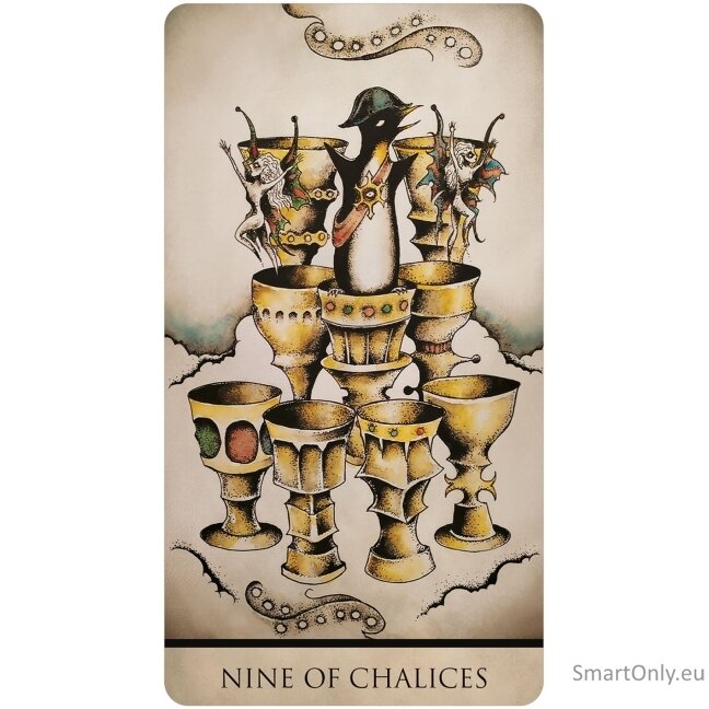 Tarot Nuages kortos US Games Systems 9 Tarot Nuages kortos US Games Systems 9