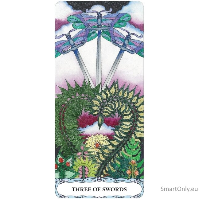 Tarot of a Moon Garden Borderless kortos US Games Systems 4 Tarot of a Moon Garden Borderless kortos US Games Systems 4