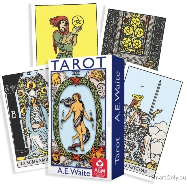 Tarot of A.E. Waite Blue Edition, Standartinis Portugališkas leidimas AGM Tarot of A.E. Waite Blue Edition, Standartinis Portugališkas leidimas AGM