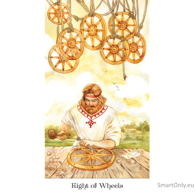 Tarot of the Golden Wheel kortos US Games Systems 4 Tarot of the Golden Wheel kortos US Games Systems 4
