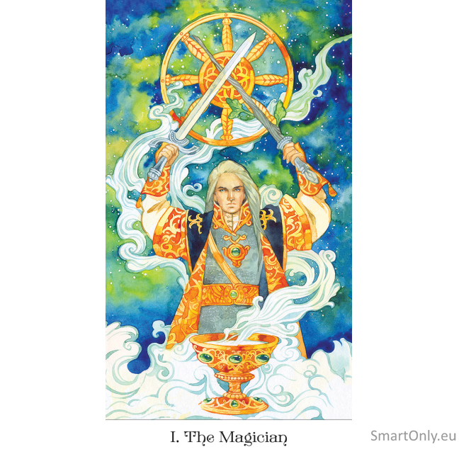 Tarot of the Golden Wheel kortos US Games Systems 1 Tarot of the Golden Wheel kortos US Games Systems 1