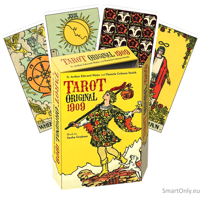 Tarot Original 1909 Kit kortos ir knyga Lo Scarabeo Tarot Original 1909 Kit kortos ir knyga Lo Scarabeo