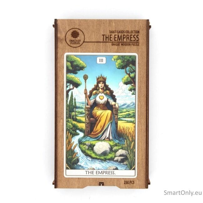 Tarot: The Empress Dėlionė Iš Medžio (250 detalių) Fantasy Puzzles 3 Tarot: The Empress Dėlionė Iš Medžio (250 detalių) Fantasy Puzzles 3