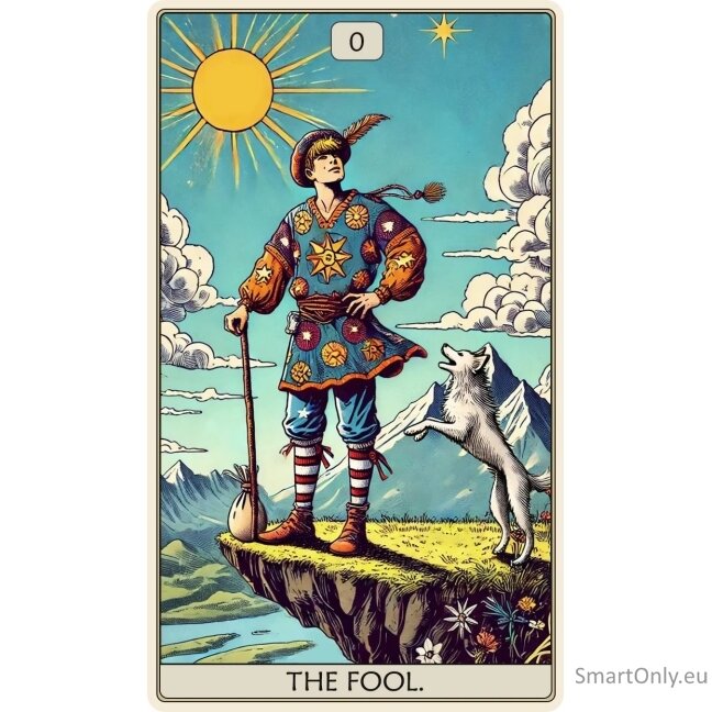 Tarot: The Fool Dėlionė Iš Medžio (250 detalių) Fantasy Puzzles Tarot: The Fool Dėlionė Iš Medžio (250 detalių) Fantasy Puzzles