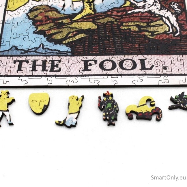 Tarot: The Fool (Rider-Waite) Dėlionė Iš Medžio (250 detalių) Fantasy Puzzles 2 Tarot: The Fool (Rider-Waite) Dėlionė Iš Medžio (250 detalių) Fantasy Puzzles 2
