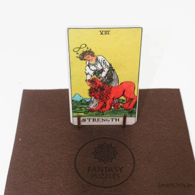 Tarot: The Strength (Rider-Waite) Dėlionė Iš Medžio (250 detalių) Fantasy Puzzles 3