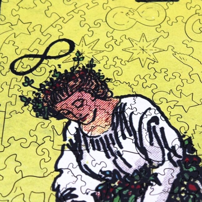 Tarot: The Strength (Rider-Waite) Dėlionė Iš Medžio (250 detalių) Fantasy Puzzles 7