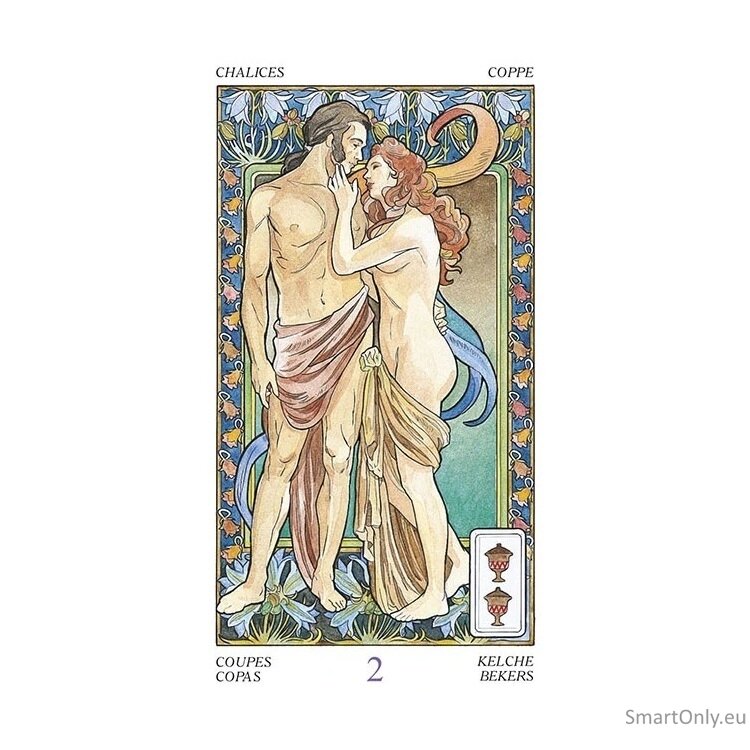 Tarot Art Nouveau kortos Lo Scarabeo 4