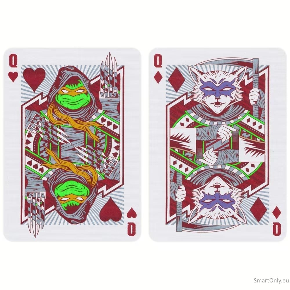 Teenage Mutant Ninja Turtles žaidimo kortos Theory11 10 Teenage Mutant Ninja Turtles žaidimo kortos Theory11 10