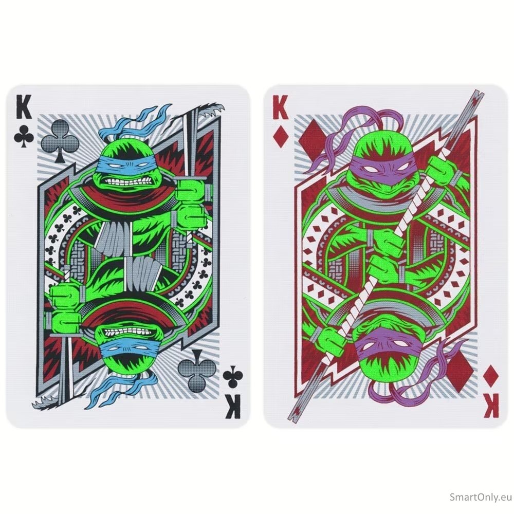 Teenage Mutant Ninja Turtles žaidimo kortos Theory11 11 Teenage Mutant Ninja Turtles žaidimo kortos Theory11 11