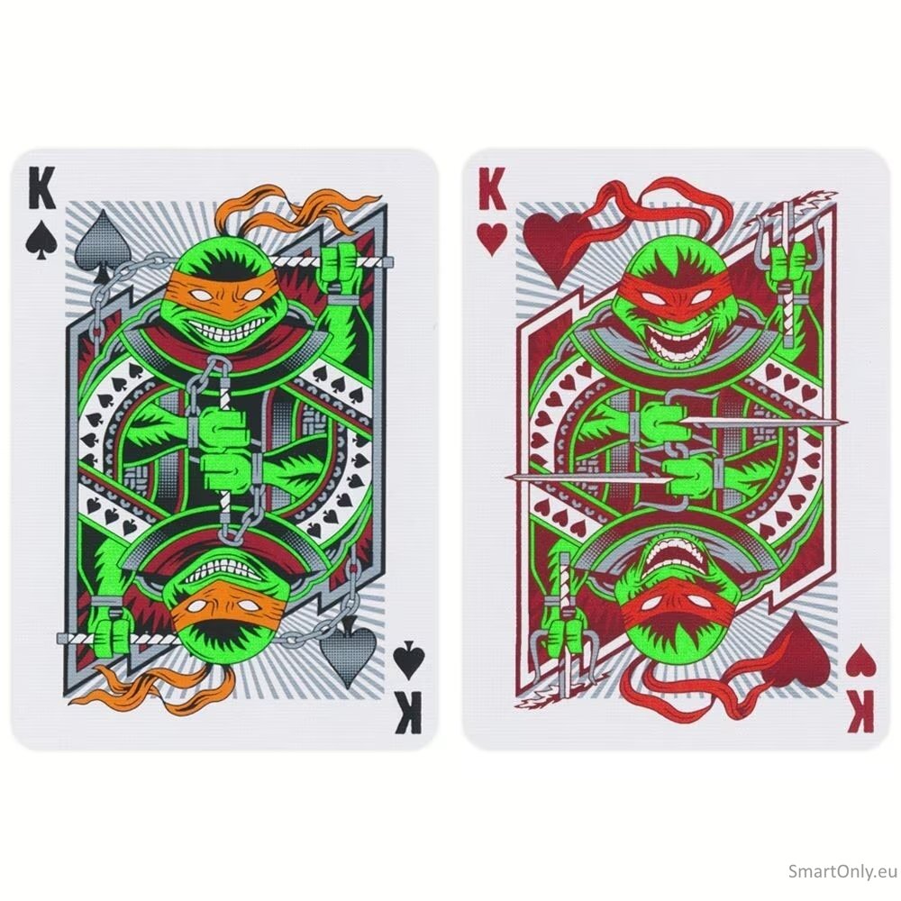 Teenage Mutant Ninja Turtles žaidimo kortos Theory11 9 Teenage Mutant Ninja Turtles žaidimo kortos Theory11 9