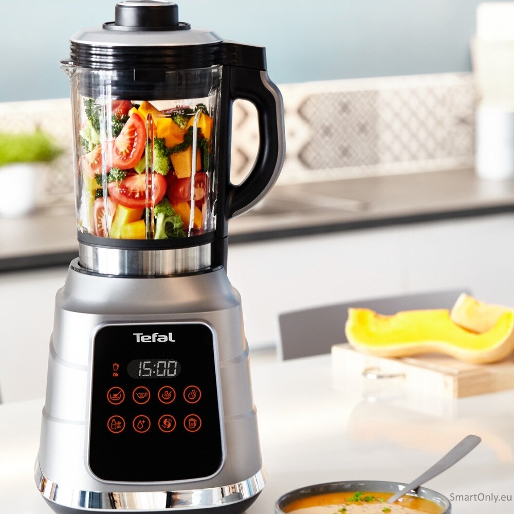 TEFAL | Blender | BL985A31 | Tabletop | 1300 W | Jar material Glass | Jar capacity 1.4 L | Ice crushing | Grey 4 TEFAL | Blender | BL985A31 | Tabletop | 1300 W | Jar material Glass | Jar capacity 1.4 L | Ice crushing | Grey 4