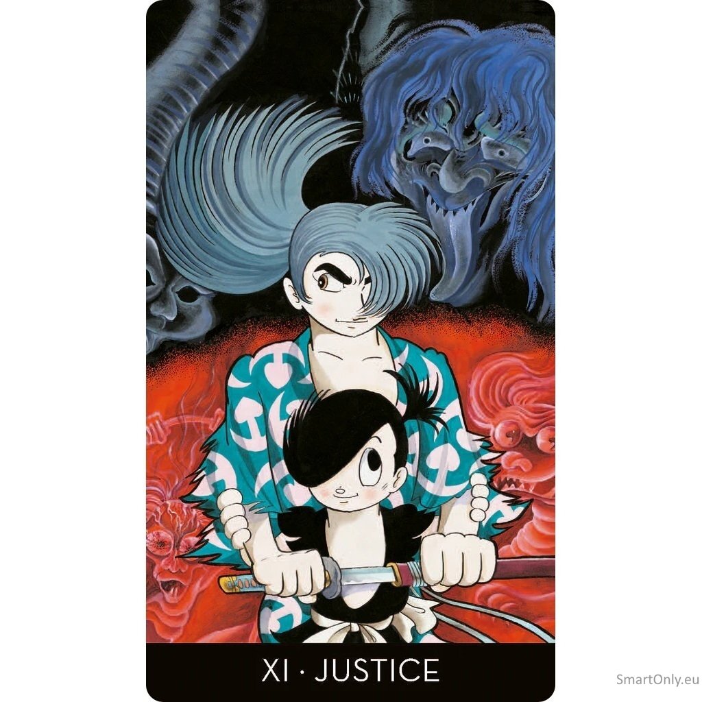 Tezuka Tarot kortų ir knygos rinkinys Lo Scarabeo 1