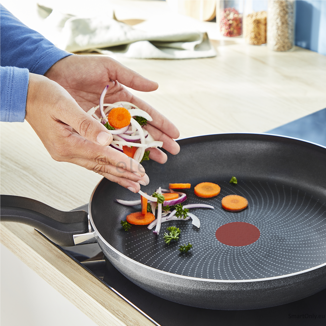 TEFAL Pan | H0560642 | Frying | Diameter 28 cm | Suitable for induction hob | Fixed handle | Black 1