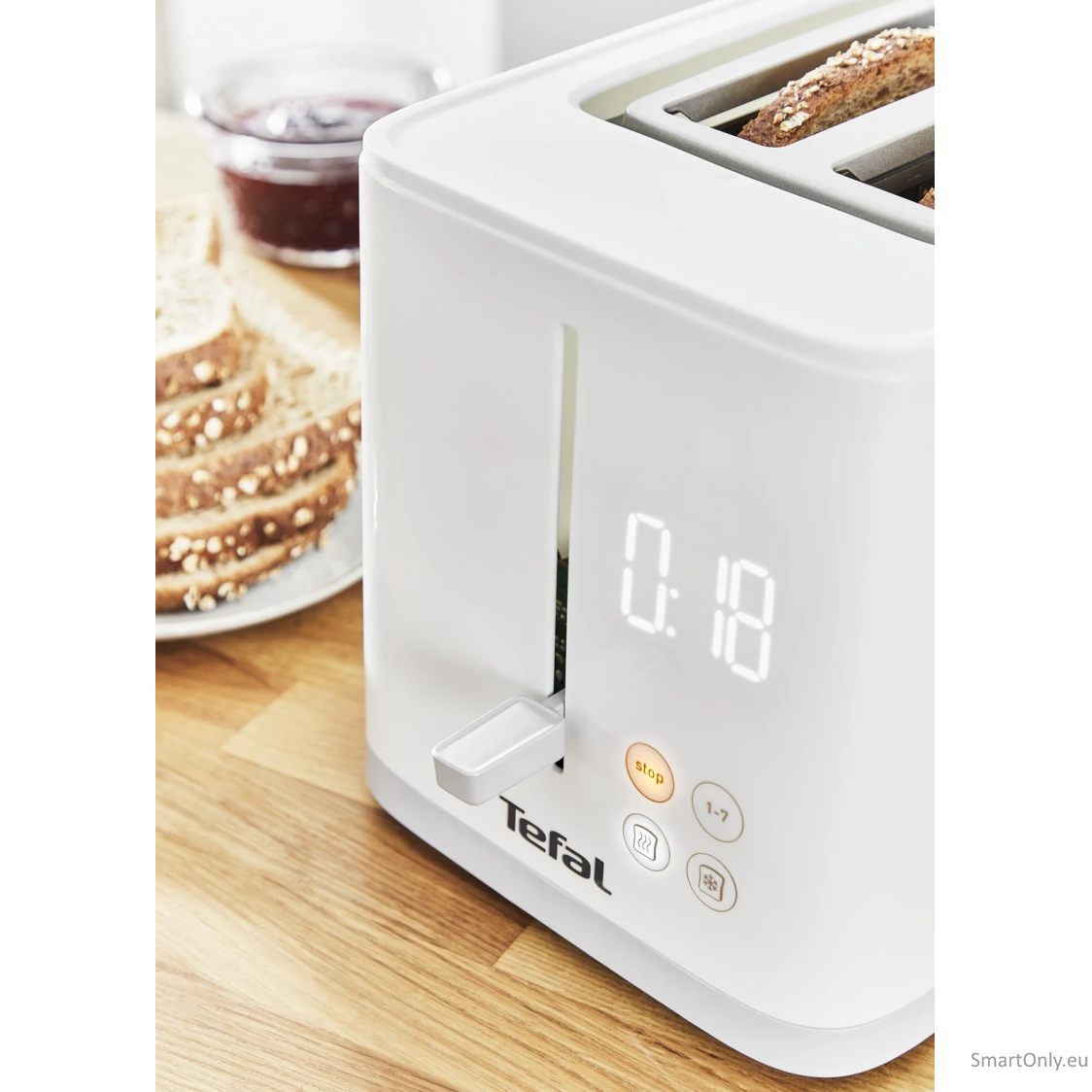 TEFAL Toaster TT693110 Power 850 W Number of slots 2 Housing material Plastic White 4 TEFAL Toaster TT693110 Power 850 W Number of slots 2 Housing material Plastic White 4
