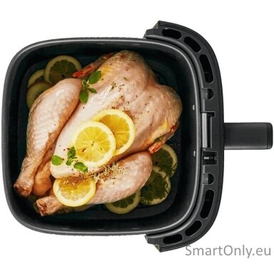 TEFAL Air Fryer | Easy Fry Silence EY551HE0 | Power 1650 W | Capacity 5 L | Gray