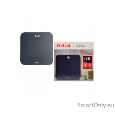 TEFAL Bathroom Scale | Classic PP1900V0 | Maximum weight (capacity) 180 | Accuracy 100 g | Dark Blue
