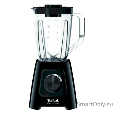 TEFAL Blender BL420838 BlendForce Tabletop 600 W Jar material Plastic Jar capacity 1.25 L Ice crushing Black