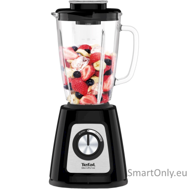 TEFAL Blender BL438831 BlendForce Tabletop 800 W Jar material Glass Jar capacity 1.25 L Ice crushing Black