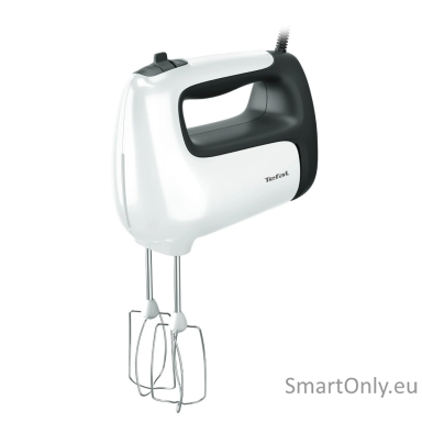 TEFAL | Hand mixer | HT460138 Prep'Mix | 500 W | Hand Mixer | Number of speeds 5 | Turbo mode | White/Grey