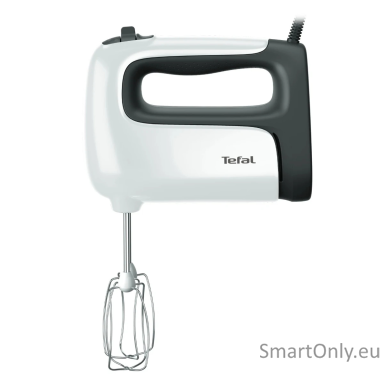 TEFAL | Hand mixer | HT460138 Prep'Mix | 500 W | Hand Mixer | Number of speeds 5 | Turbo mode | White/Grey
