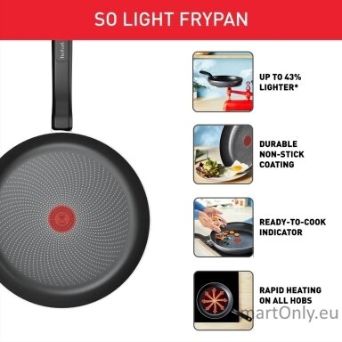 TEFAL Pan | H0560442 | Frying | Diameter 24 cm | Suitable for induction hob | Fixed handle | Black TEFAL Pan | H0560442 | Frying | Diameter 24 cm | Suitable for induction hob | Fixed handle | Black