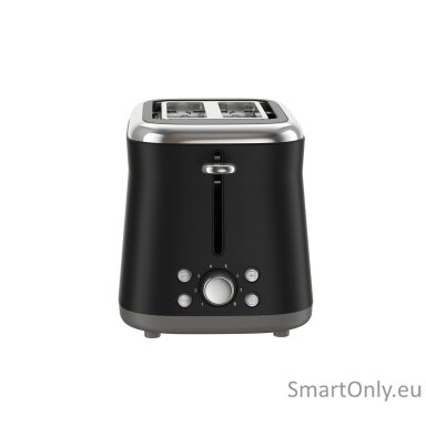 TEFAL Toaster | TT7208E0 Collection Retro | Power 850 W | Number of slots 2 | Housing material Stainless steel | Black