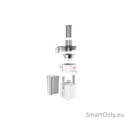 TEFAL | Juicer | ZE370138 Fruitelia Plus | White/Pepper | 350 W | Number of speeds 2 + Pulse 7 TEFAL | Juicer | ZE370138 Fruitelia Plus | White/Pepper | 350 W | Number of speeds 2 + Pulse 7