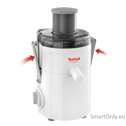 TEFAL | Juicer | ZE370138 Fruitelia Plus | White/Pepper | 350 W | Number of speeds 2 + Pulse 3 TEFAL | Juicer | ZE370138 Fruitelia Plus | White/Pepper | 350 W | Number of speeds 2 + Pulse 3