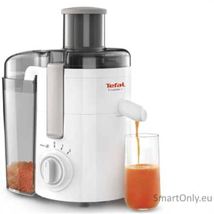 TEFAL | Juicer | ZE370138 Fruitelia Plus | White/Pepper | 350 W | Number of speeds 2 + Pulse 4 TEFAL | Juicer | ZE370138 Fruitelia Plus | White/Pepper | 350 W | Number of speeds 2 + Pulse 4
