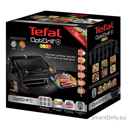 TEFAL OptiGrill+ GC712834 Contact grill 2000 W Black 2 TEFAL OptiGrill+ GC712834 Contact grill 2000 W Black 2