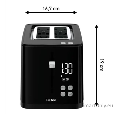 TEFAL Toaster | TT6408 | Power 850 W | Number of slots 2 | Housing material Plastic | Black 2 TEFAL Toaster | TT6408 | Power 850 W | Number of slots 2 | Housing material Plastic | Black 2