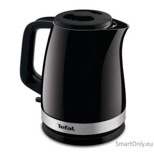TEFAL | Kettle | KO150F30 Delfini Vision | Electric | 2400 W | 1.5 L | Plastic | 360° rotational base | Black/Stainless steel 1 TEFAL | Kettle | KO150F30 Delfini Vision | Electric | 2400 W | 1.5 L | Plastic | 360° rotational base | Black/Stainless steel 1