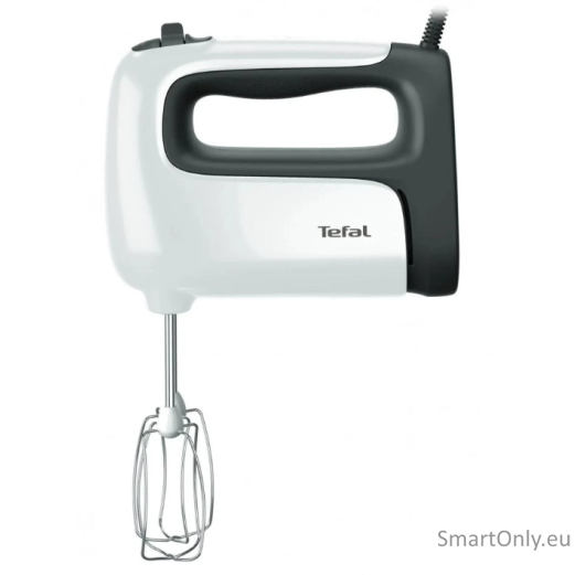 TEFAL | Hand mixer | HT461138 Prep'Mix+ | Hand Mixer | 500 W | Number of speeds 5 | Turbo mode | White/Grey TEFAL | Hand mixer | HT461138 Prep'Mix+ | Hand Mixer | 500 W | Number of speeds 5 | Turbo mode | White/Grey
