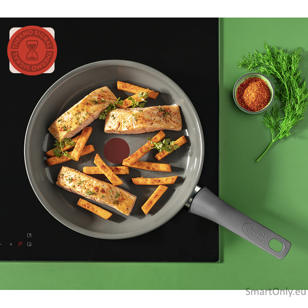 TEFAL Pan | C4260443 | Frying | Diameter 24 cm | Suitable for induction hob | Fixed handle | Grey 2