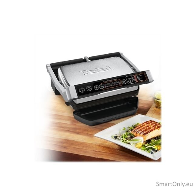 TEFAL | OptiGrill Initial | GC706D | Contact grill | 2000 W | Black/Stainless steel 7 TEFAL | OptiGrill Initial | GC706D | Contact grill | 2000 W | Black/Stainless steel 7