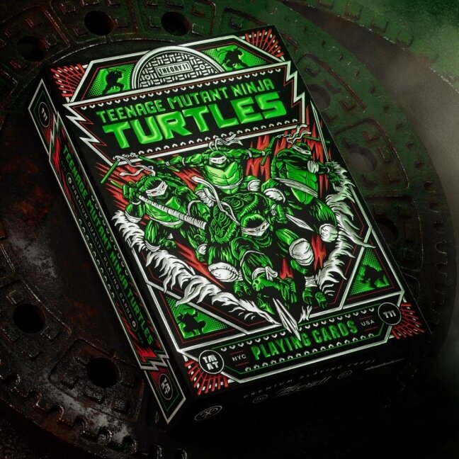 Teenage Mutant Ninja Turtles žaidimo kortos Theory11 13