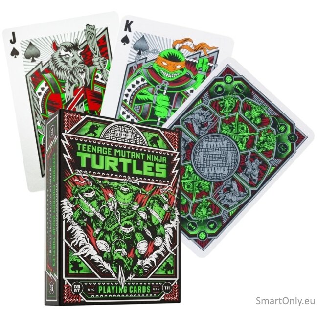 Teenage Mutant Ninja Turtles žaidimo kortos Theory11 Teenage Mutant Ninja Turtles žaidimo kortos Theory11