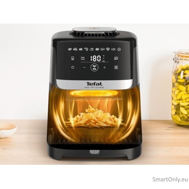 TEFAL Air Fryer | Easy Fry Silence EY551HE0 | Power 1650 W | Capacity 5 L | Gray 4