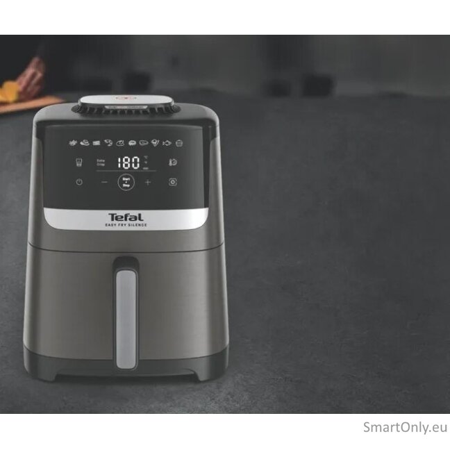 TEFAL Air Fryer | Easy Fry Silence EY551HE0 | Power 1650 W | Capacity 5 L | Gray 5