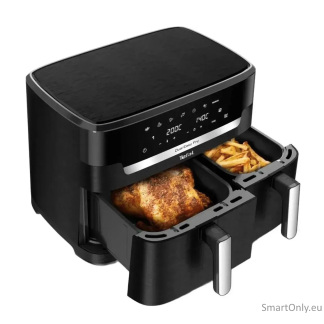 TEFAL | Air Fryer | EY942HE0 Easy Fry Dual XXL | Power 2700 W | Capacity 11 L | Black TEFAL | Air Fryer | EY942HE0 Easy Fry Dual XXL | Power 2700 W | Capacity 11 L | Black
