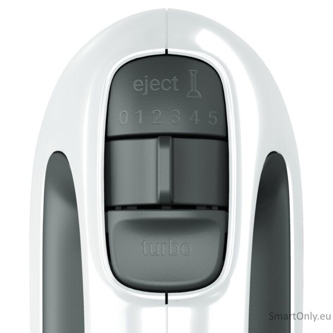 TEFAL | Hand mixer | HT461138 Prep'Mix+ | Hand Mixer | 500 W | Number of speeds 5 | Turbo mode | White/Grey 2 TEFAL | Hand mixer | HT461138 Prep'Mix+ | Hand Mixer | 500 W | Number of speeds 5 | Turbo mode | White/Grey 2